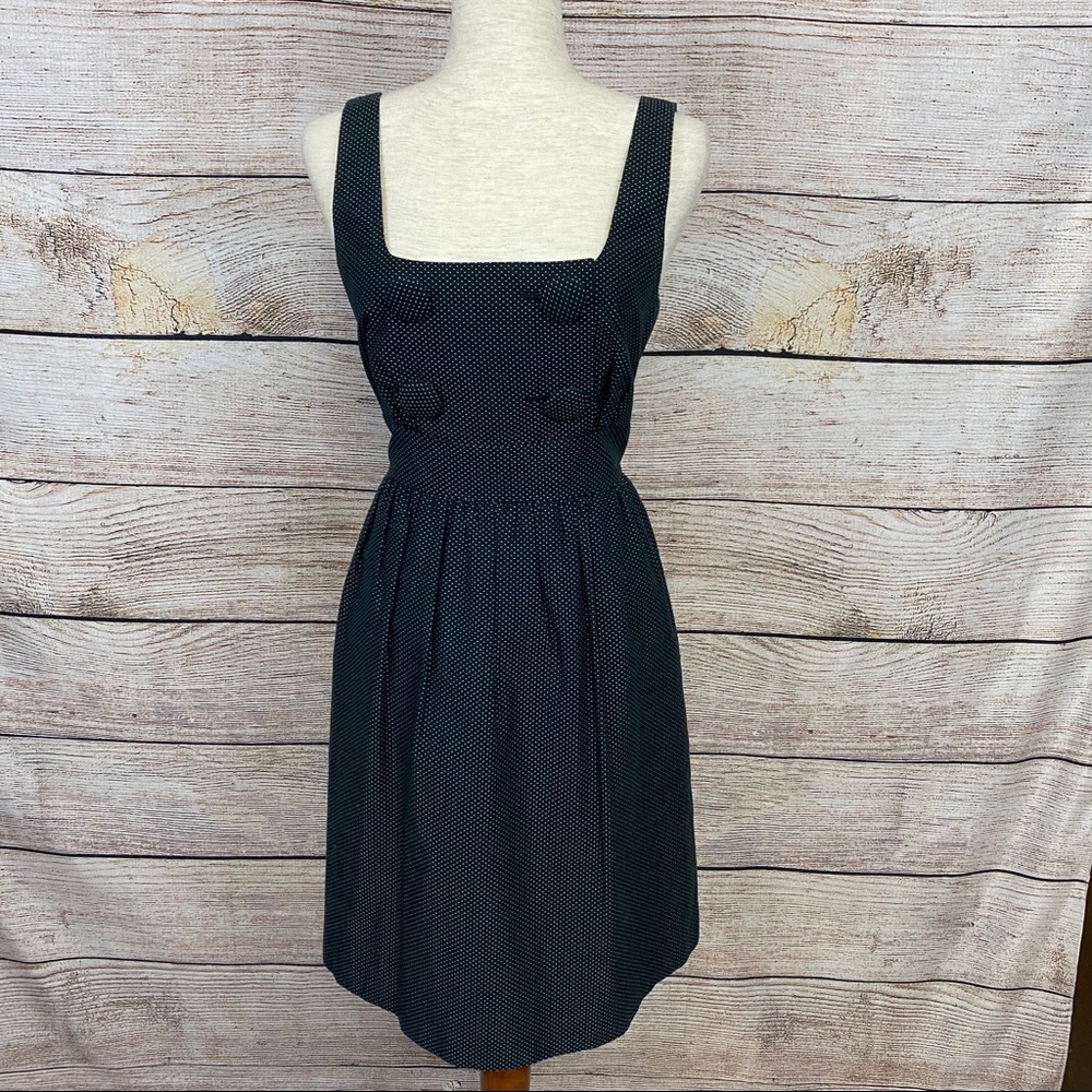 2/$15 Banana Republic Black & White Polka Dot Dress